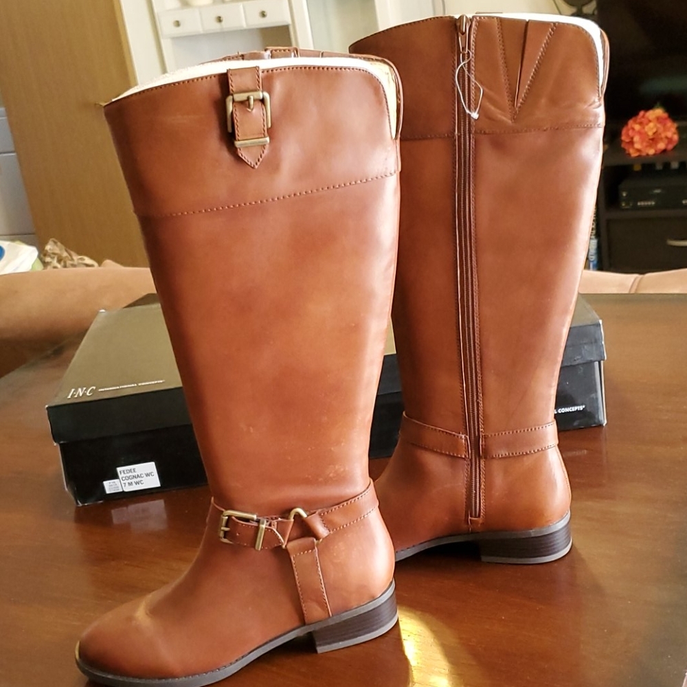 International Concepts leather riding boots 7M